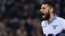 8. Antonio Candreva, Lazio, meski sudah tidak muda lagi namun penampilan pria Italia itu masih sangat memikat. (AFP/Tiziana Fabi) 