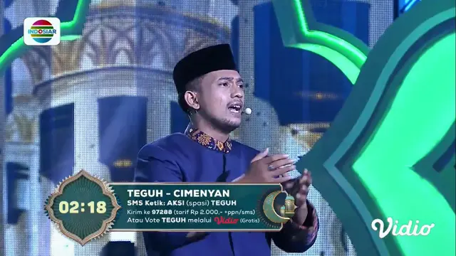 Melalui Materi “Dengan Basmalah Semua Berkah” Teguh (Cimenyan) Berhasil Meraih Skor Polling Tertinggi