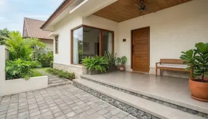 7 Model Teras Rumah dengan Lantai Naik Satu Anak Tangga, Inspirasi agar Depan Rumah Tidak Monoton