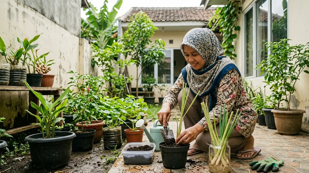 Kebun Rempah Lengkap untuk Stok Dapur