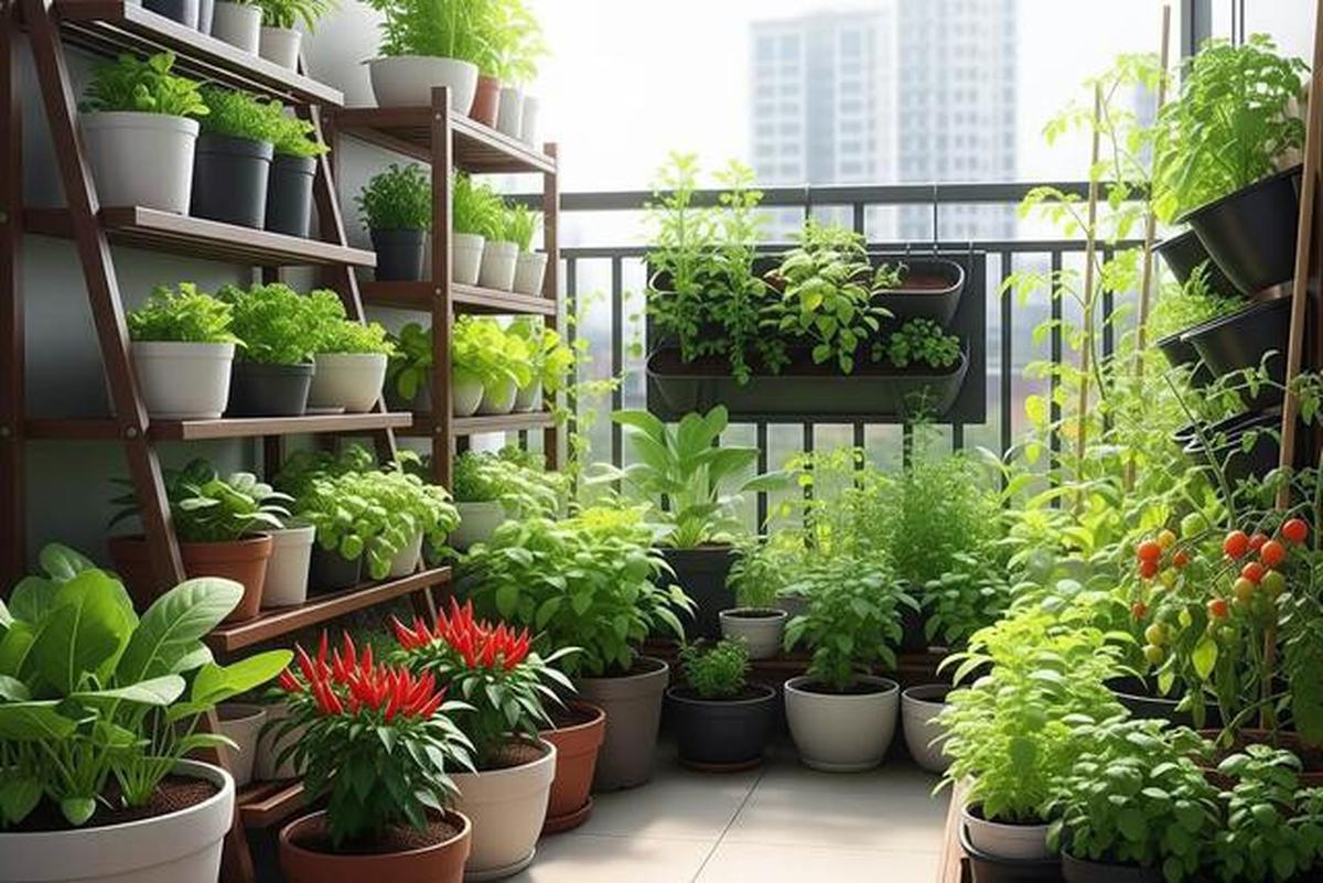 Sayuran Organik di Balkon Kota: Cara Tanam Cabe, Tomat &amp; Terong Tanpa Taman Besar