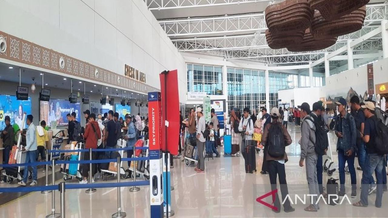 Arus Mudik Lebaran: Bandara Syamsudin Noor Layani Puluhan Ribu Penumpang