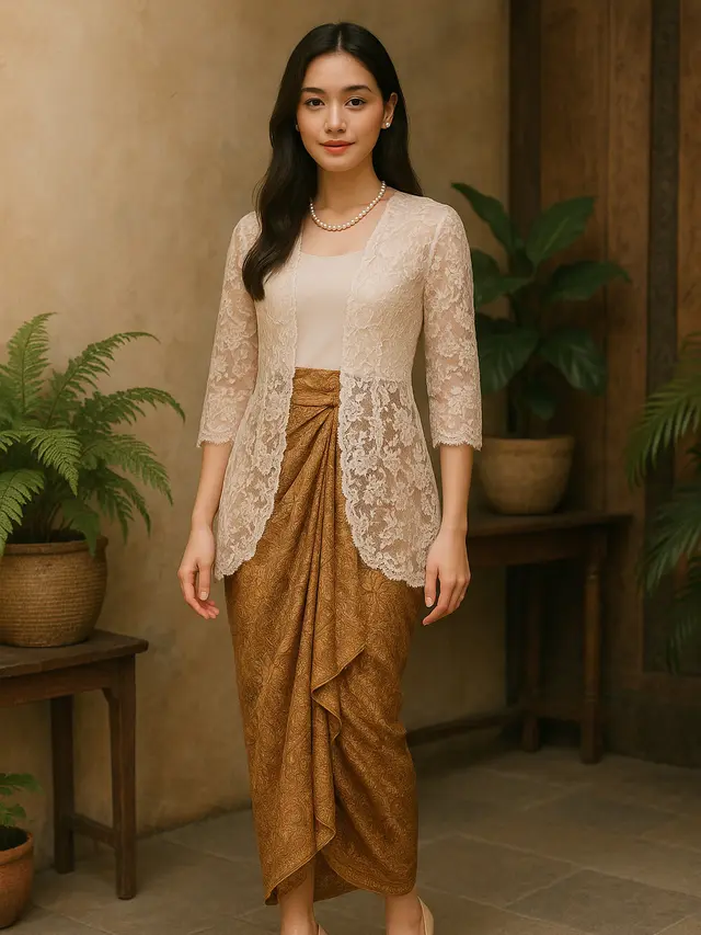 Model Baju Padupadan Rok Lilit
