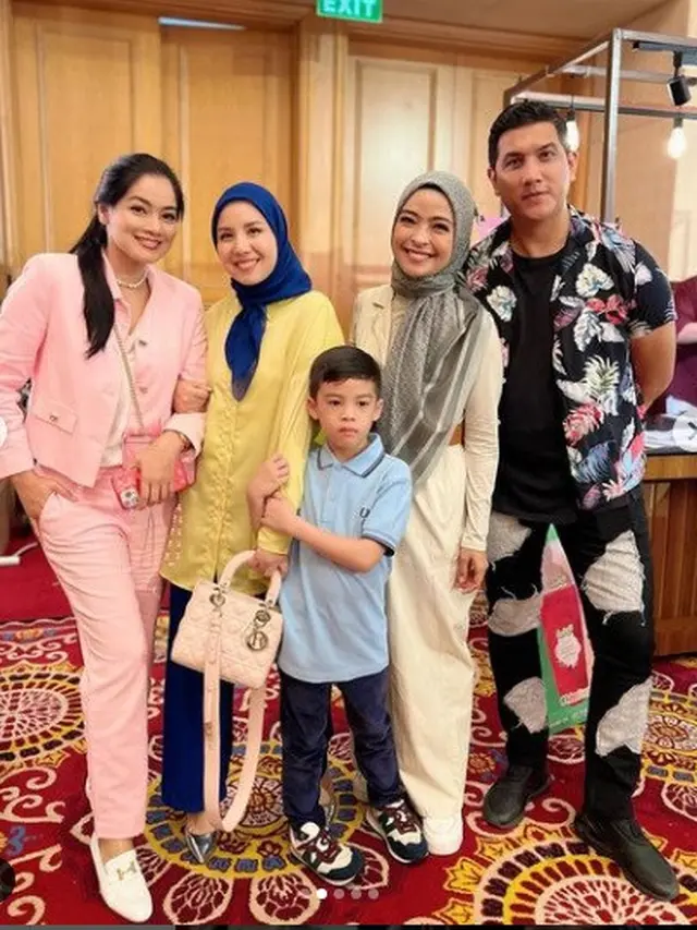 Potret pesta ultah pertama Moana putri Ria Ricis (foto: instagram/titi_kamall)