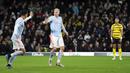 Cristiano Ronaldo pun beberapa kali mendapatkan kesempatan emas melalui umpan-umpan manis pemain Belanda tersebut. (AP Photo/Frank Augstein)