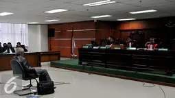 Suasana sidang Tersangka kasus dugaan tindak pidana korupsi suap majelis hakim dan panitera PTUN Medan OC Kaligis di Pengadilan Tipikor, Jakarta, Kamis (17/09/2015). (Liputan6.com/Andrian M Tunay)