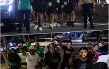 FOTO:  Dukungan Warlok Surabaya Bakar Semangat Timnas Indonesia U-17 Usai Latihan Dua Jam di Lapangan THOR