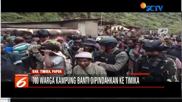 700 Warga Kampung Banti Papua Keluar Desa Berjalan Kaki