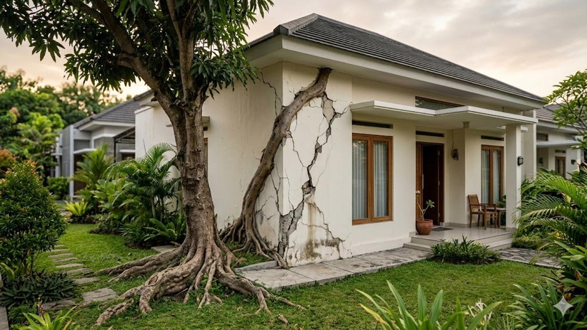 12 Pohon Buah yang Akarnya Merusak Pondasi Rumah, Hindari Jika Bermodal Lahan Sempit