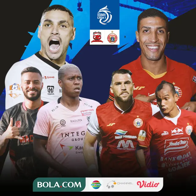 BRI Liga 1 - Duel Antarlini - Madura United Vs Persija Jakarta