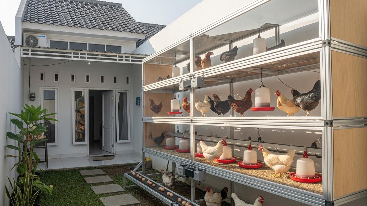 9 Model Kandang Ayam Modern dengan Sistem Buka Tutup Otomatis, Tingkatkan Efisiensi