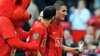 Manchester United's Italian forward Federico Macheda leaves the pich at the final whistle after scoring the winning goal in a 3-2 win against Aston Villa during the EPL football match at Old Trafford, on April 5, 2009. AFP PHOTO/ANDREW YATES