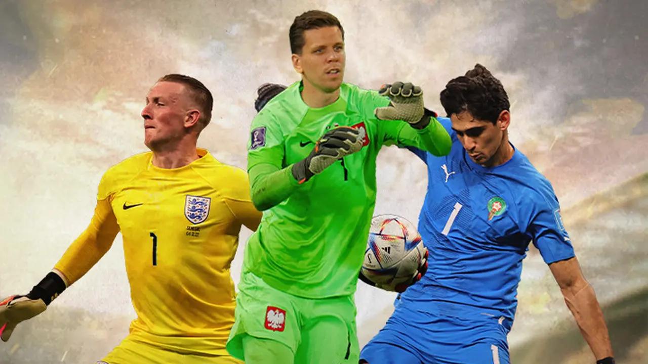 Ilustrasi - Jordan Pickford, Wojciech Szczesny, Yassine Bounou