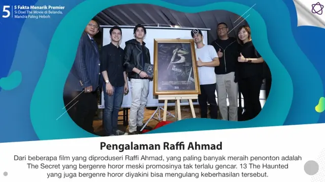 [Bintang] Diproduseri Raffi Ahmad, Ini 5 Hal Menarik dari Film 13 The Haunted