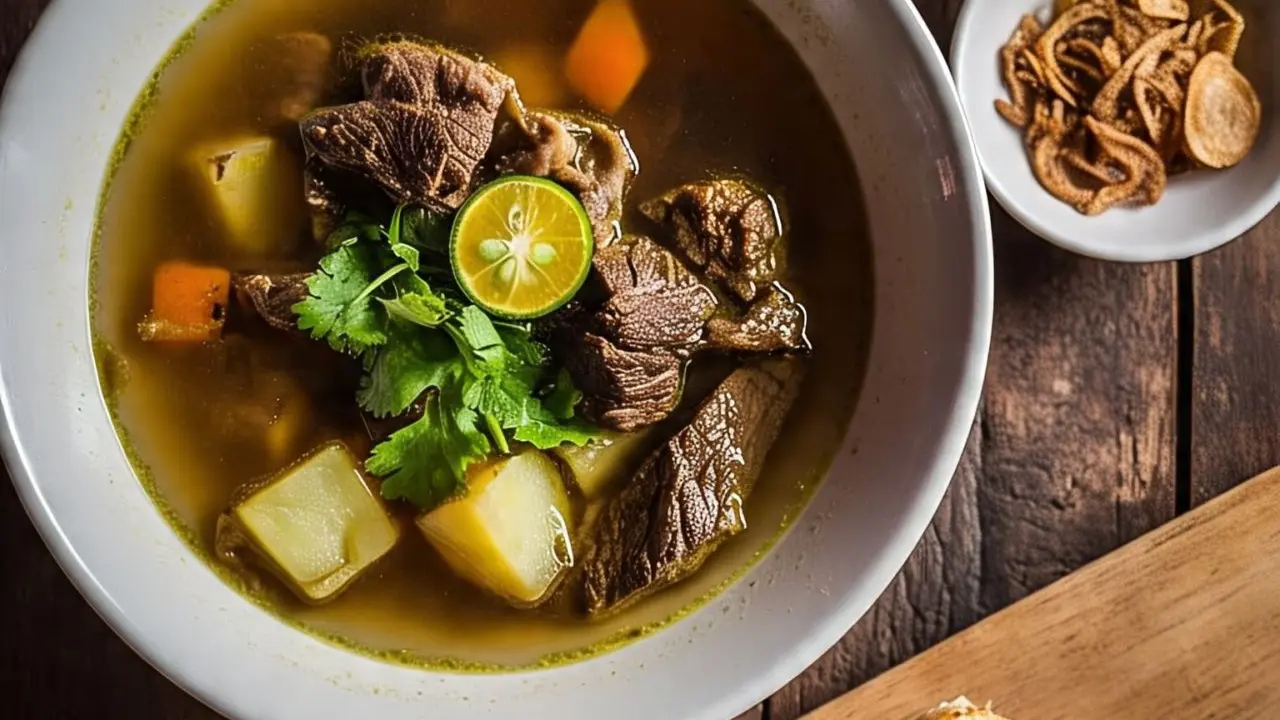 Asem-Asem Daging Sapi Kuah Bening Klasik