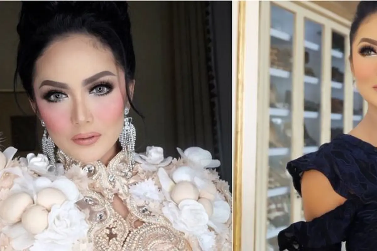 [Bintang] Mirip Hantu, Krisdayanti Lakukan Photoshoot dengan Makeup Tebal Ini