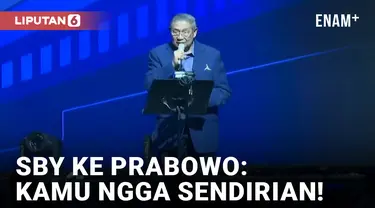 SBY Nyanyikan Lagu Tipe-X &lsquo;Kamu Ngga Sendirian&rsquo; untuk Dukung Pencapresan Prabowo