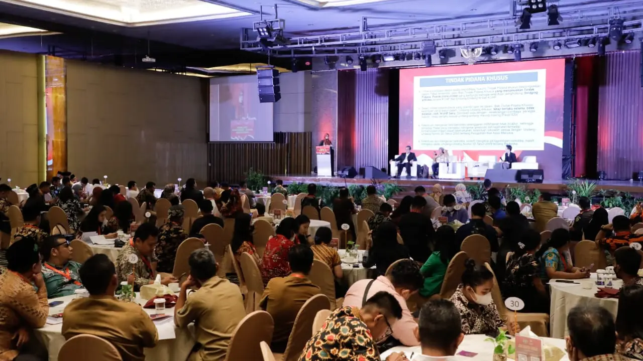 Sosialisasi KUHP Nasional di Hotel Grand Mercure Maha Cipta Medan Angkasa, Sumatera Utara, Senin (9/1) (Istimewa)