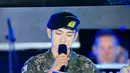 Dalam menjalani kewajibannya sebagai warga negara Korea Selatan, Jinyoung juga diketahui sangat aktif dalam mengikuti acara-acara di tempat wajib militer. (Foto: Instagram/ jinyoung_0922jy)