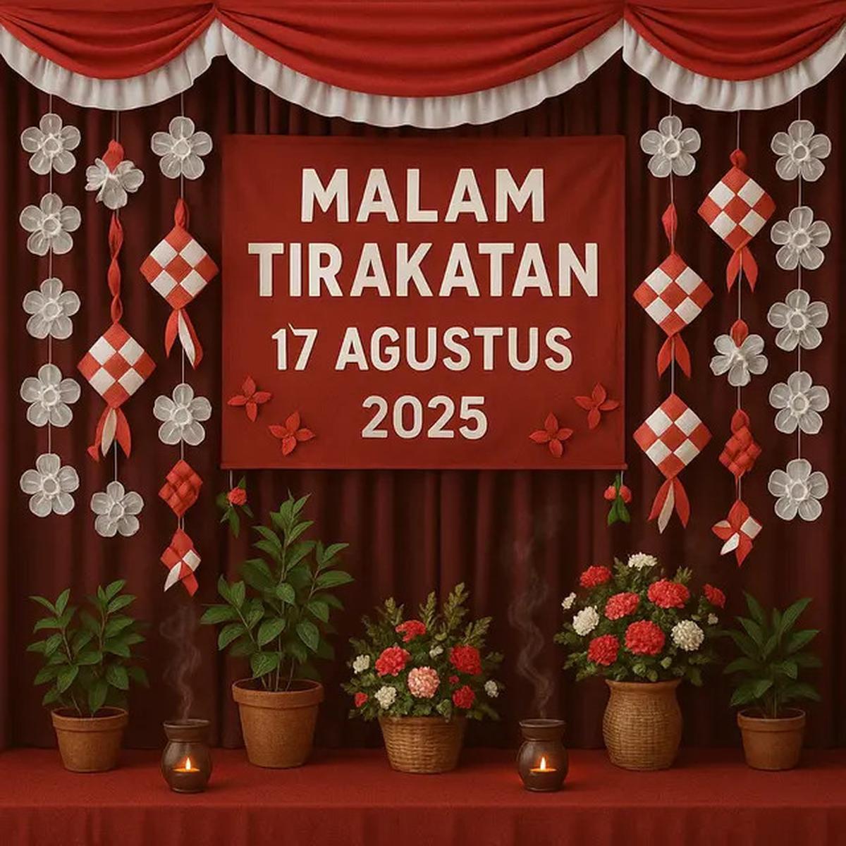 10 Ide Dekorasi Panggung untuk Malam Tirakatan 17 Agustus 2025, Menarik dan Kreatif