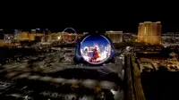 Samsung hadirkan Doctor Strange di Sphere, Las Vegas, Amerika Serikat pada 8 Januari 2024. (Samsung)