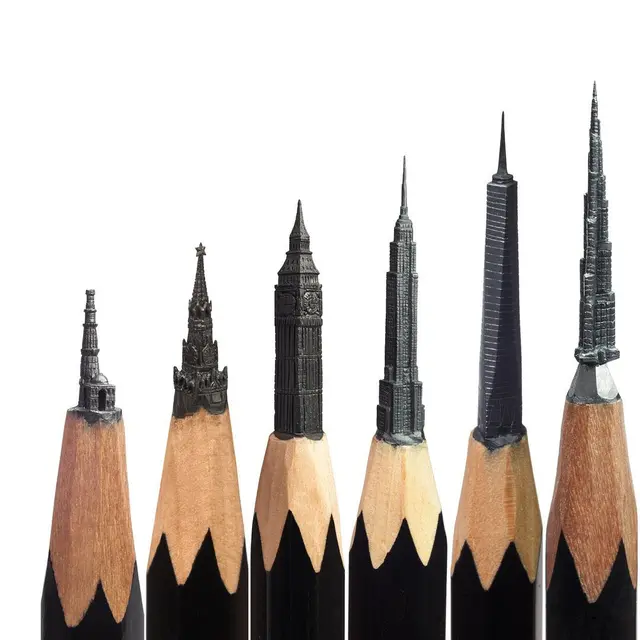 Ciptakan Miniatur Unik di Ujung Pensil, 6 Karya Seniman Ini Mengagumkan