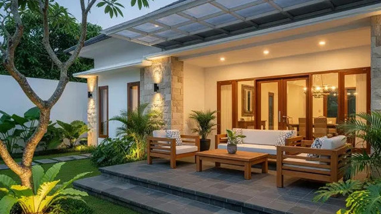 7 Inspirasi Rumah 1 Lantai dengan Teras Luas dan Taman Kecil, Cozy dan Ramah untuk Quality Time