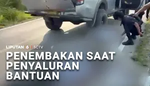 Penembakan saat Penyaluran Bantuan