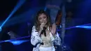 'Musiknya luar biasa. Asik banget,' ujar penyanyi bernama lengkap Agnes Monica Muljoto itu. (Nurwahyunan/Bintang.com)