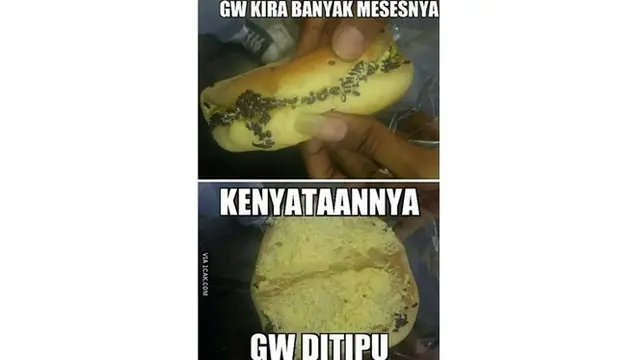 5 Potret Ekspektasi Vs Realita Roti Meses Sedikit Ini Bikin Geregetan