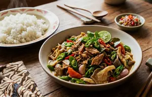 Resep Tongkol Suwir Tumis Jamur dan Cabai Hijau Kaya Protein, Ide Menu Makan Siang Simpel
