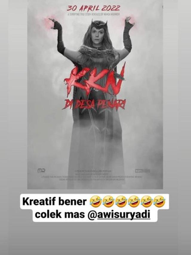 6 Editan Poster KKN di Desa Penari Kolaborasi Dr. Strange 2 ala Netizen, Kocak