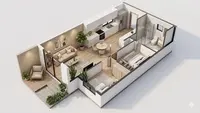 7 Denah Rumah 6x12 dengan Ruang Makan Kecil Elegan, Solusi Cerdas Menata Hunian agar Tetap Nyaman