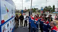 Executive General Manager Pertamina Patra Niaga Regional Sumbagut, Freddy Anwar menambahkan, dalam masa Satgas yang tengah berjalan ini, Pertamina Patra Niaga Regional Sumbagut telah mensiagakan seluruh sarana fasilitasnya (Reza Efendi/Liputan6.com)