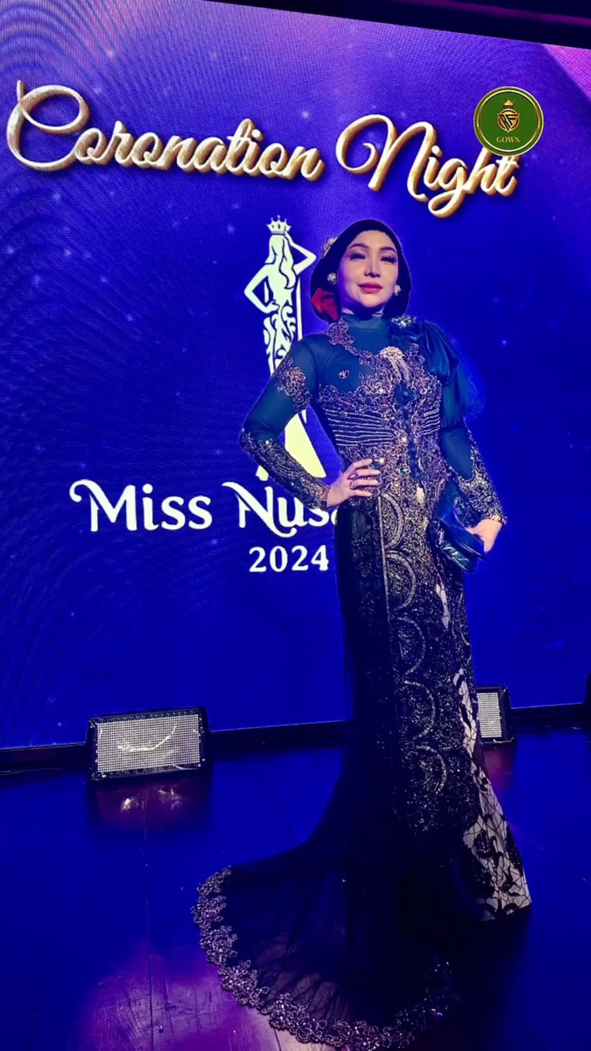 Potret Roro Fitria Hadiri Grand Final Miss Nusantara 2024, Pakai Kebaya Hijau Menyala
