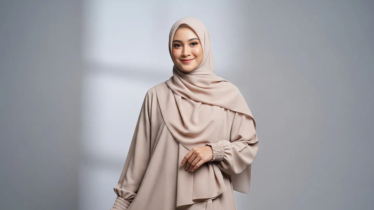 Model Abaya Minimalis Anti Gerah untuk Umroh