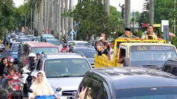 Hari Ketiga Lebaran, TMII Dipadati Pengunjung
