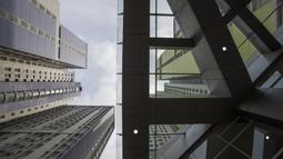 Suasana Wisma Atlet di Kemayoran, Jakarta, Senin (26/2/2018). Lokasi ini akan dijadikan tempat tinggal para atlet pada ajang Asian Games 2018. (Bola.com/Vitalis Yogi Trisna)