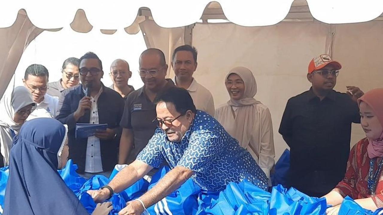 Bukan Tebus Murah! PAM Jaya Bagikan 2.000 Paket Sembako Gratis di Jakut, Wagub Rano Karno Turut Hadir
