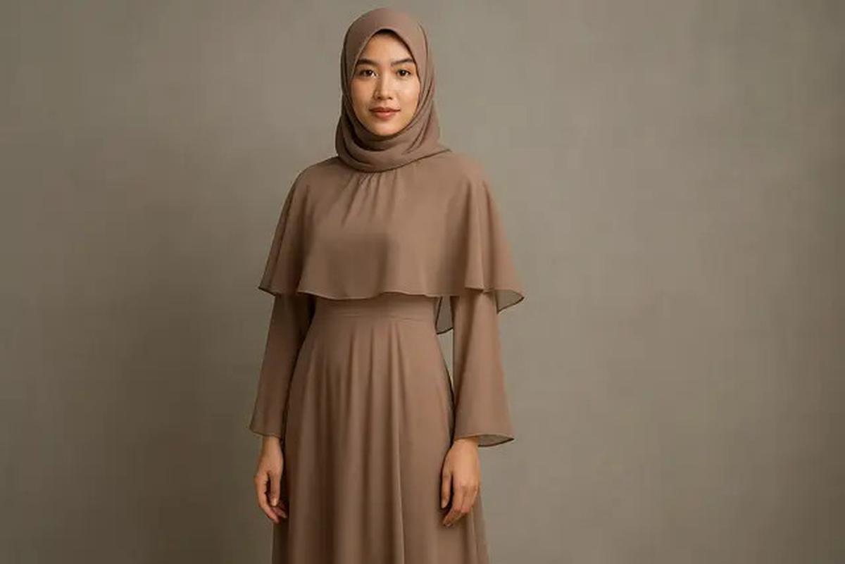 7 Model Gamis Simple untuk Kondangan, Tetap Elegan Tanpa Berlebihan