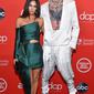 Machine Gun Kelly dan aktris Megan Fox hadir di American Music Awards 2020 di Microsoft theater pada 22 November 2020 di Los Angeles. (AMERICAN BROADCASTING COMPANIES, INC. / ABC / AFP)