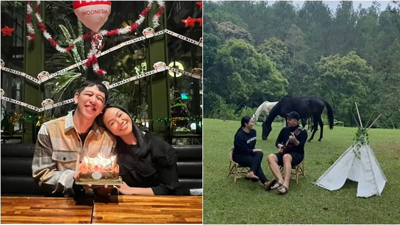 Beri Kejutan Ultah Suami, Ini 6 Potret Manis Yura Yunita dan Donne Maula