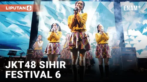 VIDEO: JKT48 Buat Penonton Histeris di Festival 6