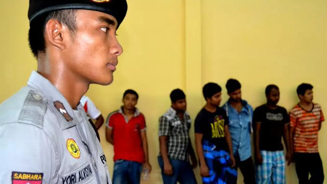 20 Imigran Muslim Rohingya Diamankan di Bengkulu
