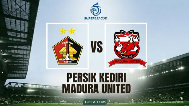 Ilustrasi Persik Kediri Vs Madura United
