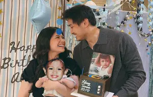 Momen Hanggini Rayakan Ultah Luthfi Aulia, Tandai 7 Tahun Bersama