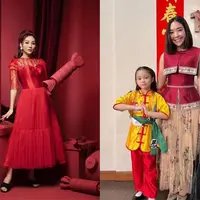 Inspirasi Outfit dan Gaya Rambut Imlek ala Artis