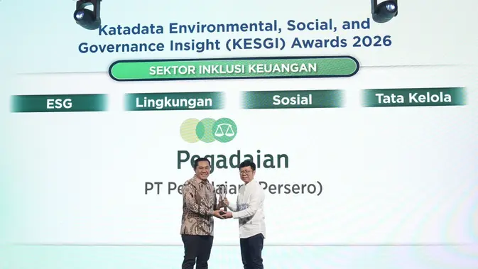 Pegadaian Borong Empat KESGI Award 2026 Berkat Kinerja ESG di Sektor Inklusi Keuangan