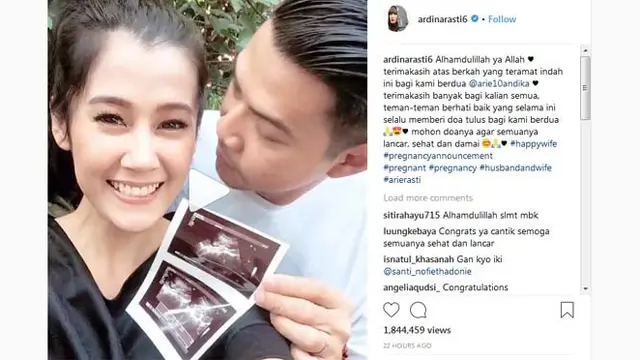 [Bintang] Ardina Rasti dan Suami