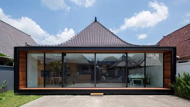 Desain Rumah Atap Limasan Modern yang Cocok untuk Tinggal di Perkotaan/Ilustrasi AI